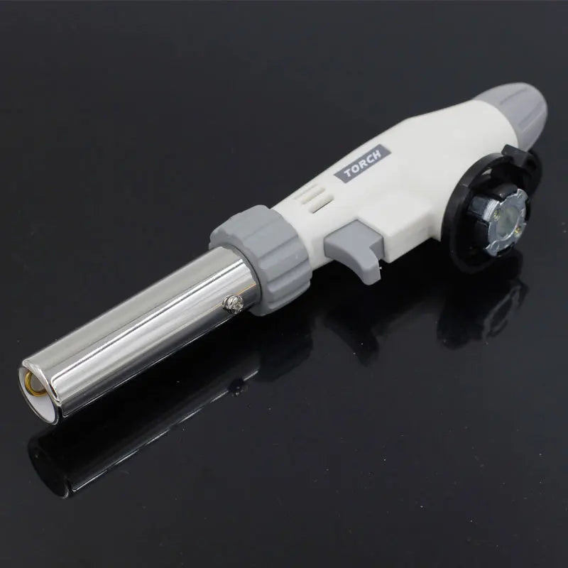 Welding TorchGas Flame Gun Burner Nozzle Flamethrower Butane Burner Outdoor Camping BBQ Brazing Torch Kitchen Cooking Burner