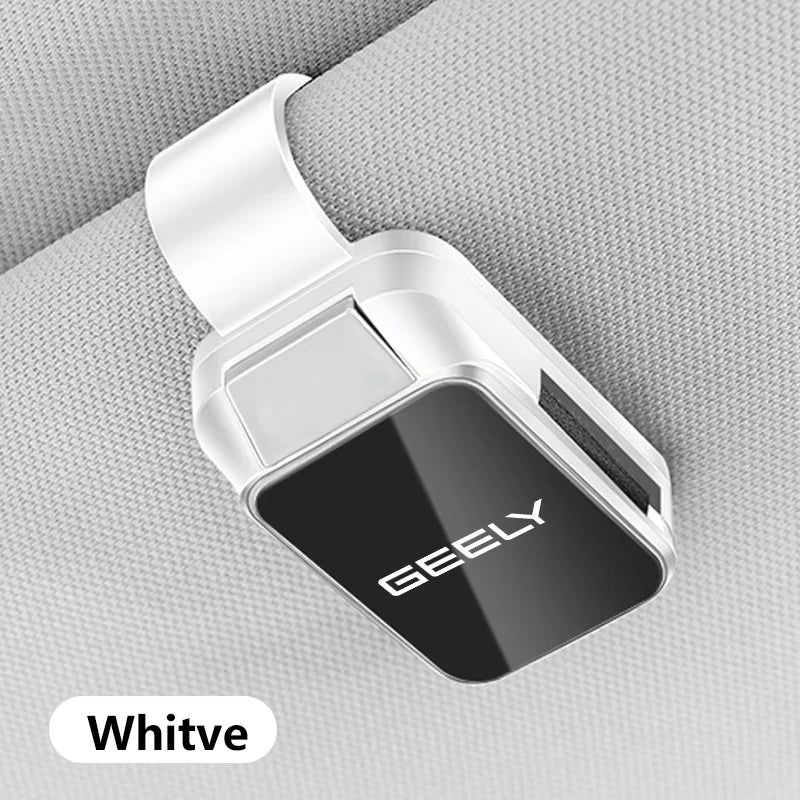 Car Sun Visor Glasses Clip ABS Glasses Storage Organizer For Geely Coolray Starray Emgrand Tugella EX5