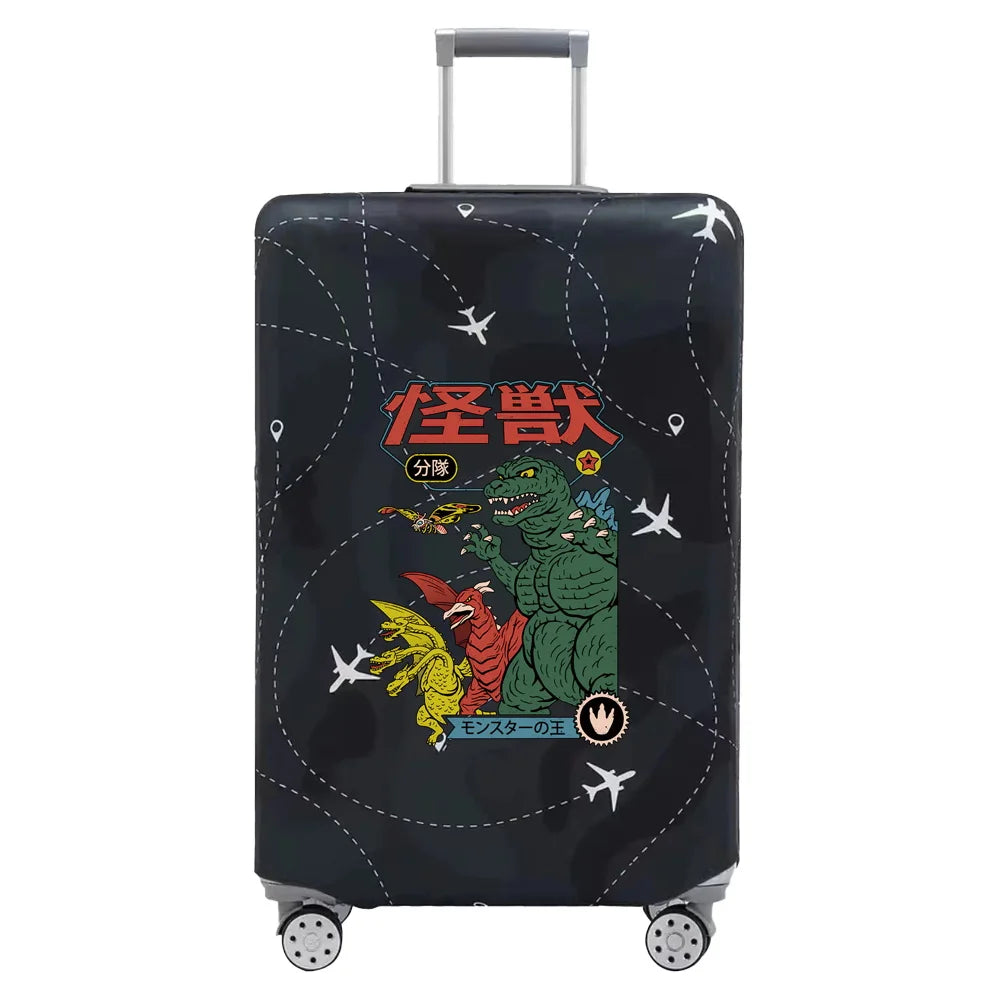 Baggage Covers Travel Luggage Protective Cover Stretch Dust Suitcase Covers Cartoon Print Series for18-32inch Travel Accessories