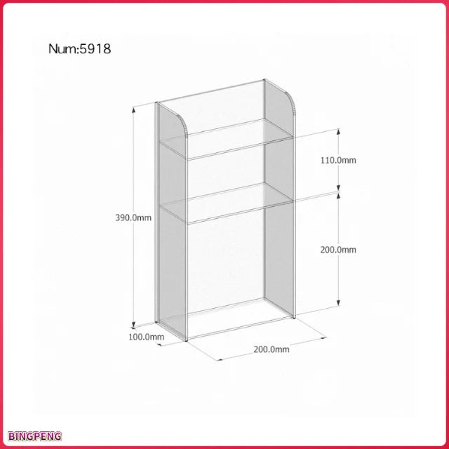 Clear Acrylic Multi-layer Tier Display Case with Door Storage Box for Model Cars Building Blocks Figures Collectibles