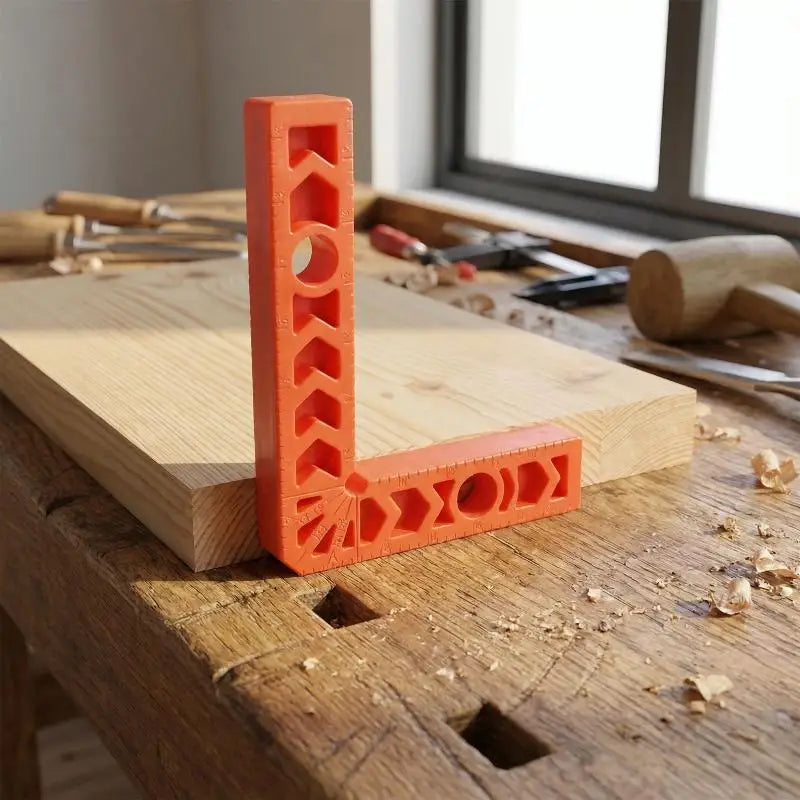 Woodworking Right Angle Ruler 3in Positioning Square with Clamp for Cabinet Picture Frame Drawer Assembly