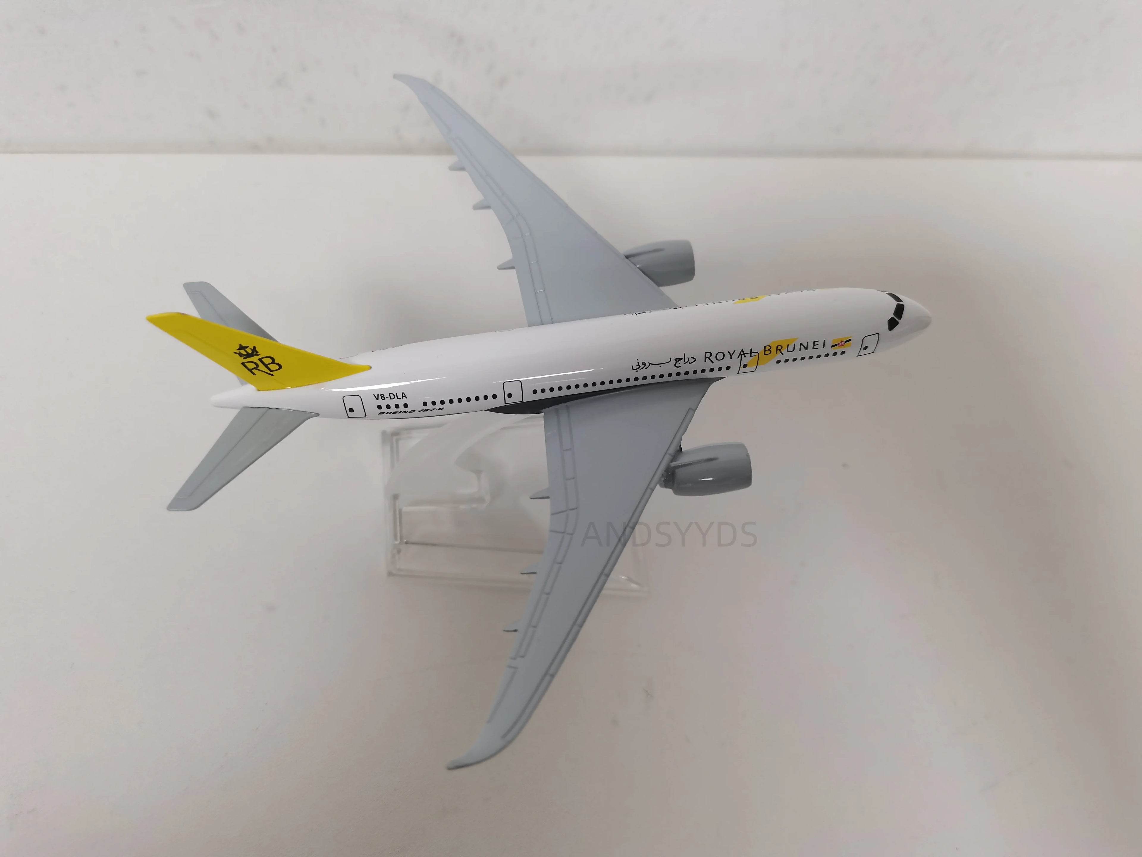 16cm Royal Brunei B787 Plane Model Adults Fun Child Toy Plane Aircraft Diecast Metal Airplane Diecast Collected Gift By Aviation
