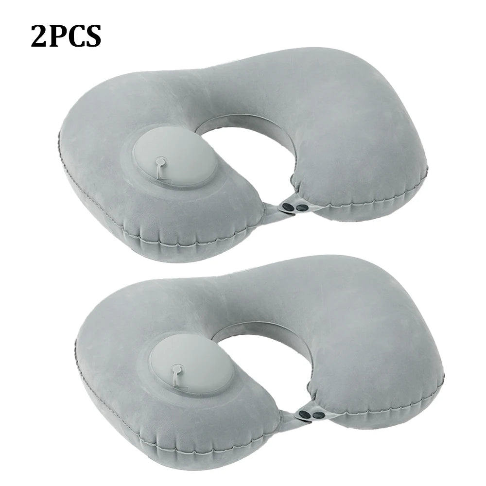 Inflatable Neck Pillow for Traveling, Blow Up Neck Pillows for Air Travel, Travel Pillows, Inflatable U-shaped Pillow