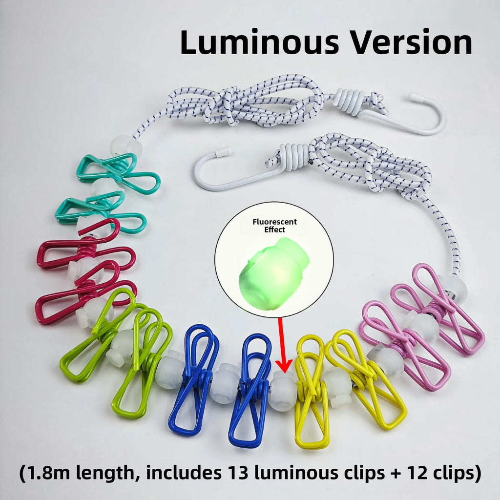 Thiened Outdoor Travel Clothes Drng Rope Dormi Indoor And Outdoor No Punching Windproof Non-slip Quilt Drng Rope