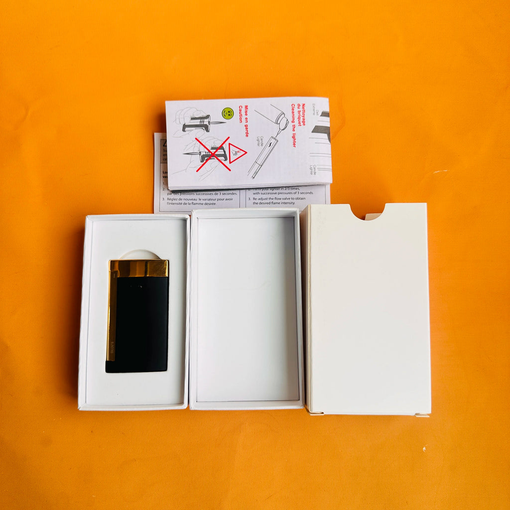 Luxury Brand Custom Lighters — Custom Windproof Flames — All Styles Include Gift Box Packaging