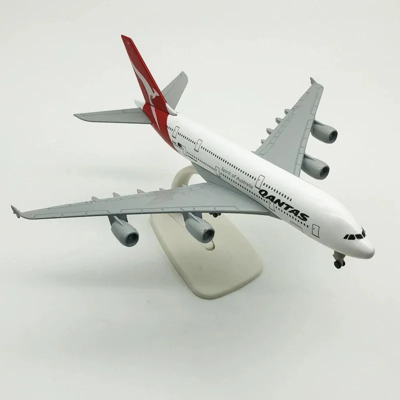 Replica Toy Aircraft Model Australia Airways 20CM A380 Qantas Airways Model Planes Simulation Metal Alloy With Landing Gear