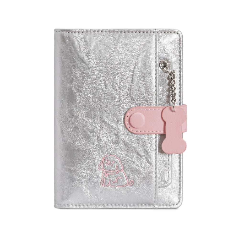 Creative Card Holder PU Passport Bag Purse Passport Cover Travel Wallet Airplane Check-in Cute Puppy Passport Clip Women