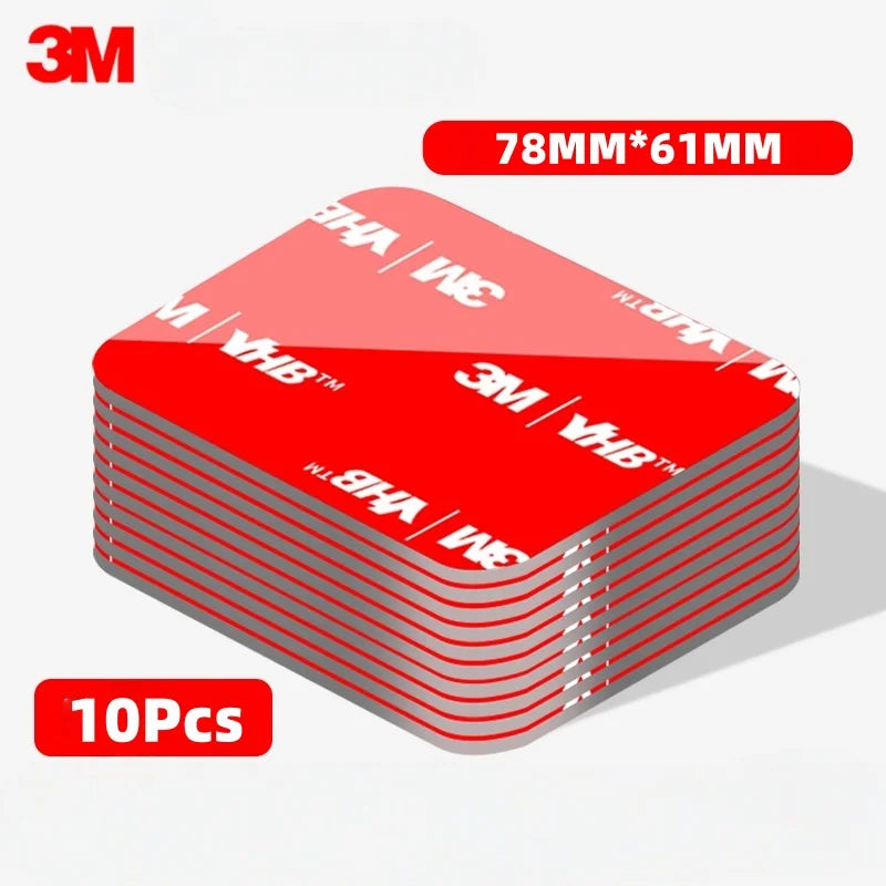 Original 3M VHB Double Sided Foam Tape Heavy Duty Adhesive Dash Cam Mount Mounting Tape Black for Automotive Car Home Use