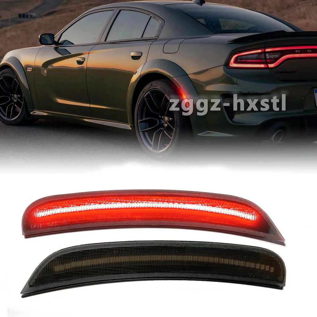 Car Side Marker Light Front Rear LED Lamps For Dodge Charger 2015 2016 2017 2018 2019 2020 2021 2022 2023 Auto Fender Lamp
