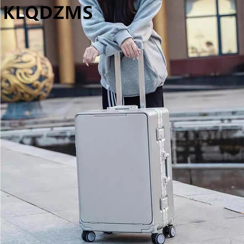 KLQDZMS High Quality Luggage 20 Inch PC Boarding Suitcase 24”26 Inch Large Capacity Luggage Men's And Women's Universal Luggage