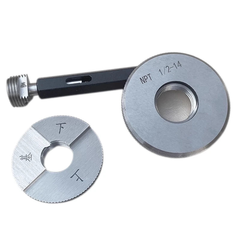 NPT taper pipe thread gauge Plug gauge/ring gauge Thread Gauges NPT1/4 NPT3/4 NPT1" NPT 2" Pitch Thread Test Tool