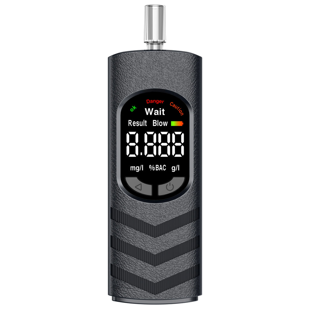 Digital Alcohol Tester Professional Alcohol Detector Breathalyzer Police Alcotester LCD Display Drunk Driving Test for Home