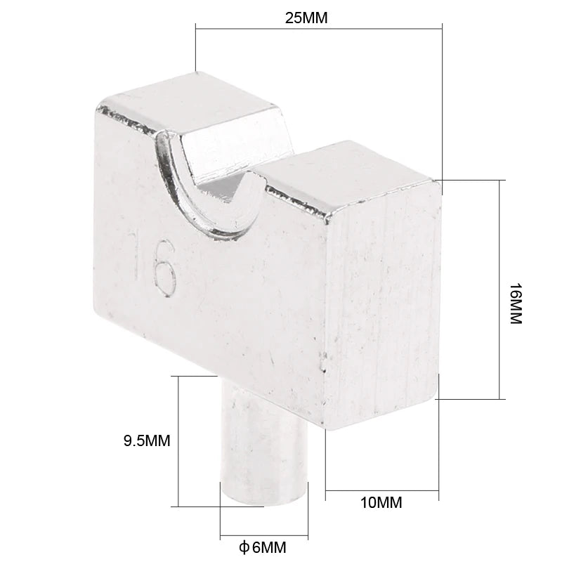 1Pair YQK-70 Hydraulic Clamp Mould Hexagonal Crimping Tool 4 6 8 10 16 25 35 50 70 M㎡