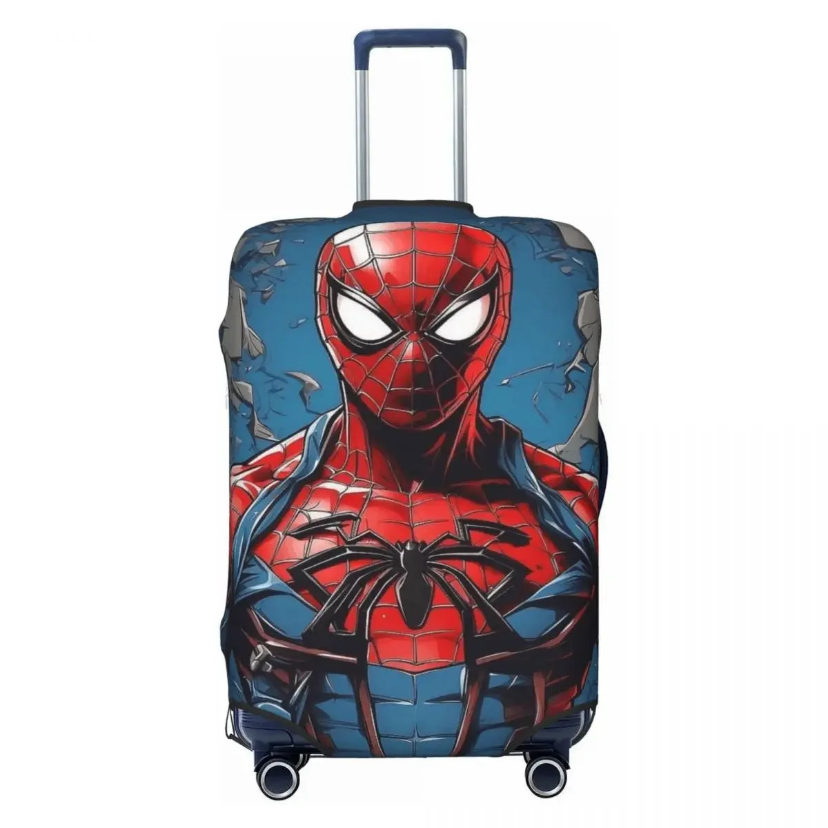 Fashion Spider Design Suitcase Cover Elastic Fits 18-32 Inch Luggage Anti-Scratch Dustproof Washable Travel Accessory