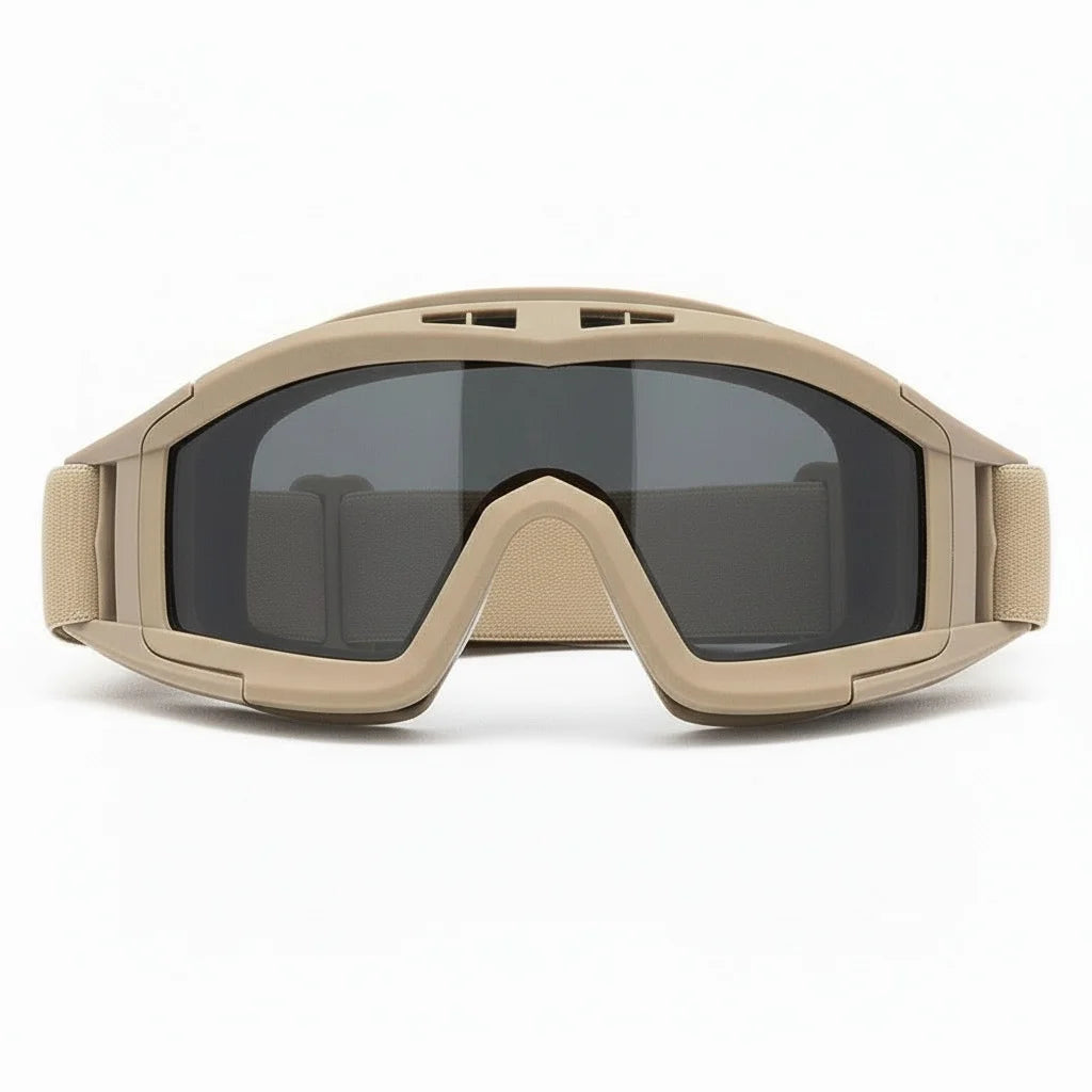 JSJM New Tactical Goggles Airsoft Windproof Dustproof Shooting Motocross Motorcycle Mountaineering Glasses CS Safe Protection
