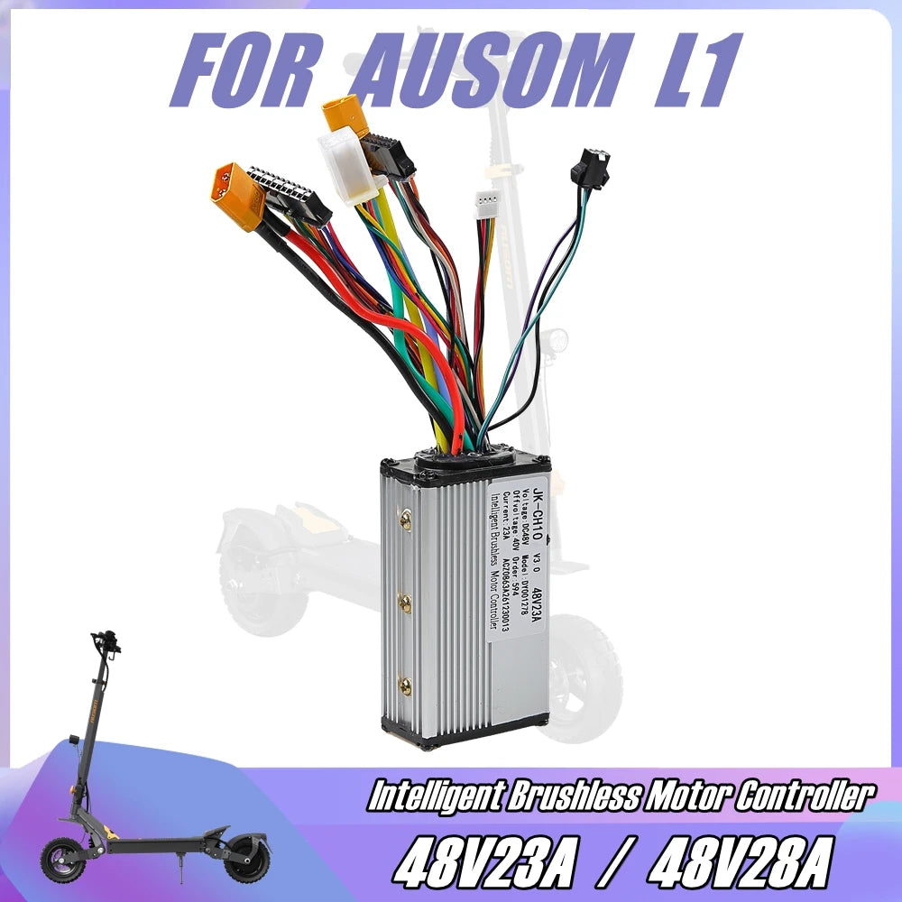 Original 48V 28A 23A Intelligent Brushless Motor Controller Only for AUSOM L1 Electric Scooter 48V28A 48V23A 2024 2025 Version