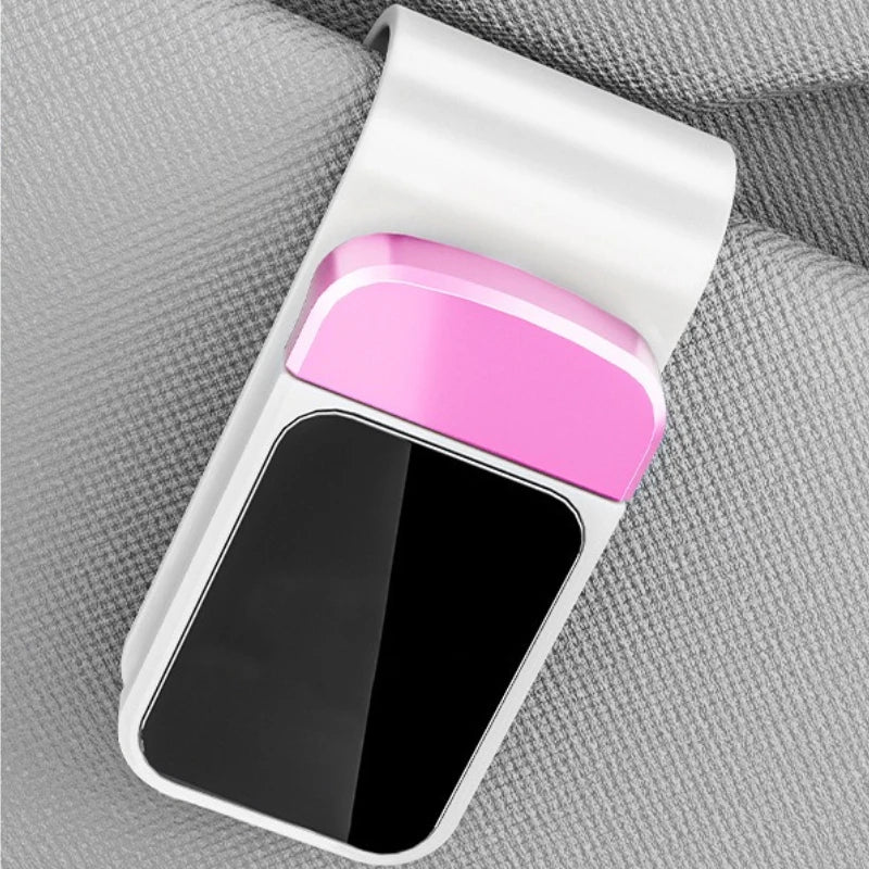 Car Sun Visor Sunglasses Clip Holder Stable Eyeglasses Hanger Card Ticket Organizer Interior Storage Clip Car Accessories