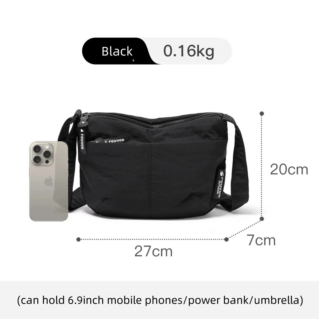 Fouvor Lightweight Crossbody Bags 2025 Trend Commuter Casual Waterproof Dumpling Bags Outdoor Sports Shoulder Bag Female 3043-10