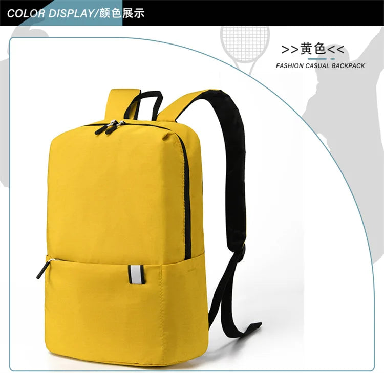 Leisure Travel Backpack Single Shoulder/hand-Held/double Shoulder Bag Waterproof Material Lightweight Student Backpack Unisex