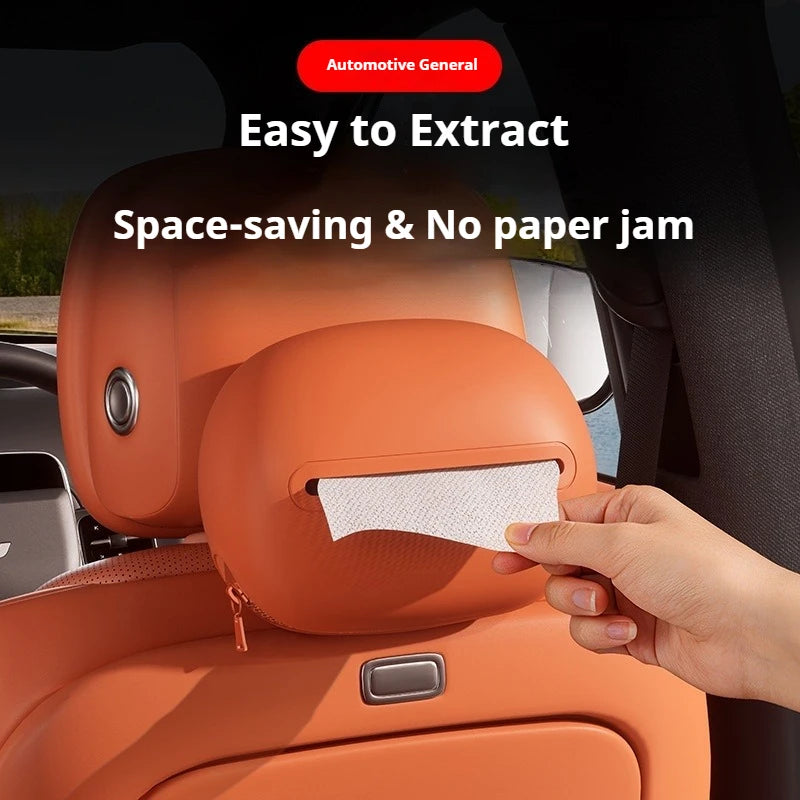 Car Tissue Box for BYD Ti7 Formula Leopard Titanium 7 Silicone Drawstring Bag for Seat Backrest Hanging Car Interior Decoration