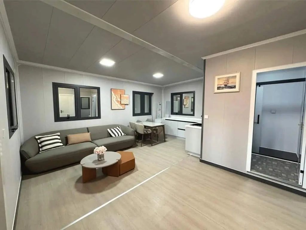 20ft/40ft Expandable Steel Container Home | Luxury Modular Tiny Villa, Portable Prefabricated House with 1-4 Bedrooms