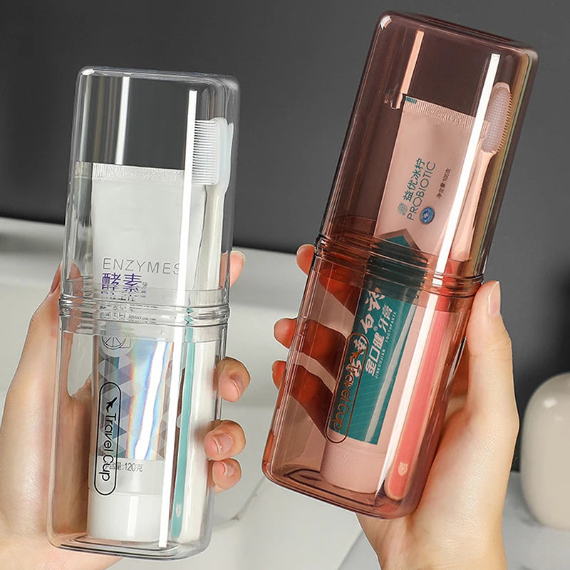 Transparent Toothbrush Travel Containers Portable Toothbrush Case Outdoor/business Trip/travel Acessories