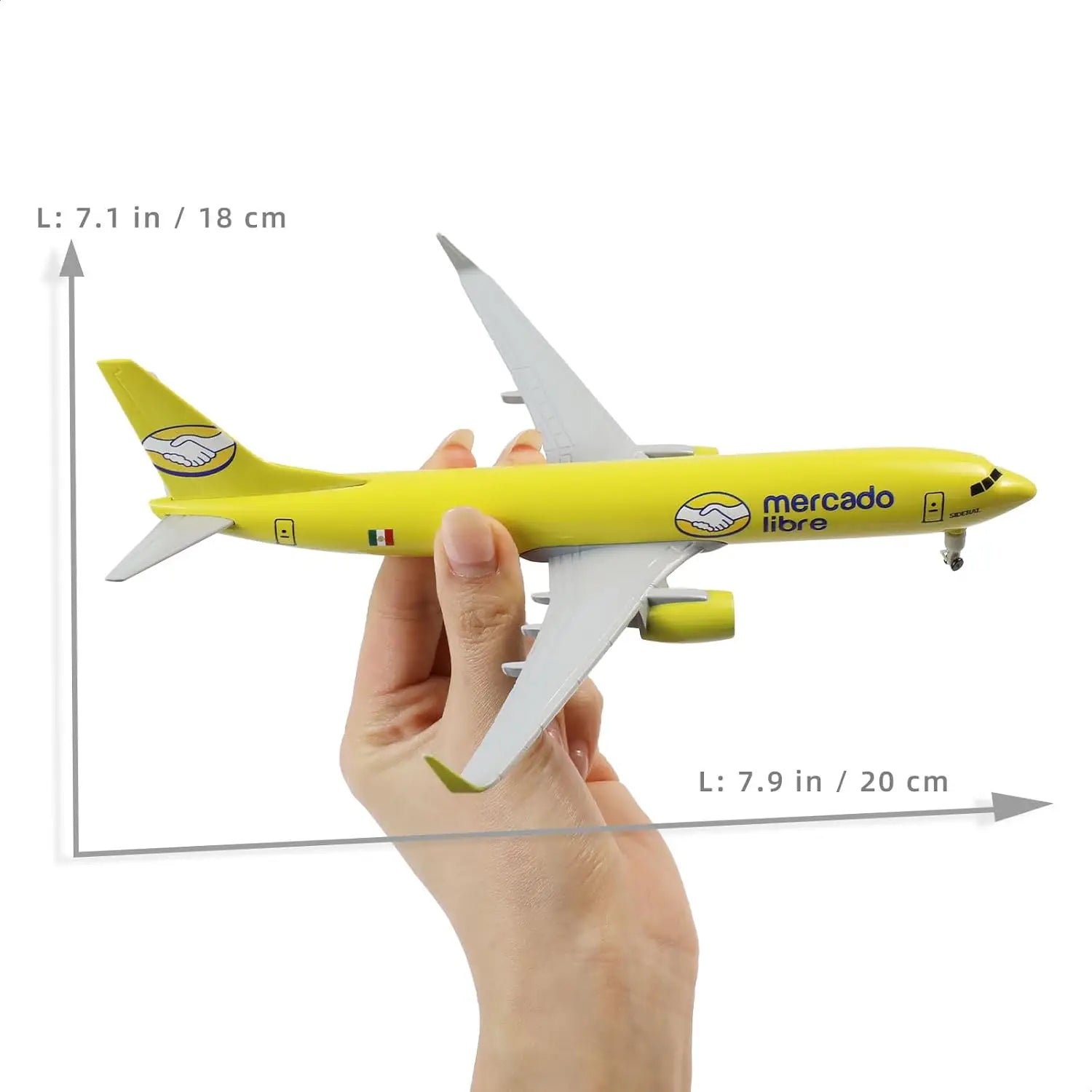 1:300 Mercado B737 Model Plane Alloy Diecast Airplane Model Aircraft Kits With Stand & Wheel Collectible Decor Aviation Gift
