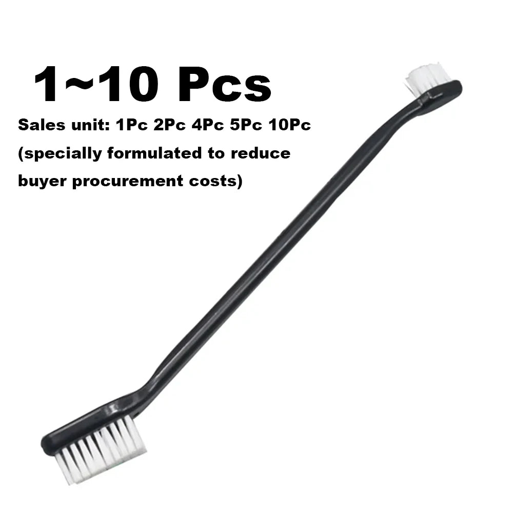 1~10 Pcs Car Double-head Detail Brush Hard Burrs Tire Wheel Brush Car Cleaning Crevice Brush Car Cleaning Tools