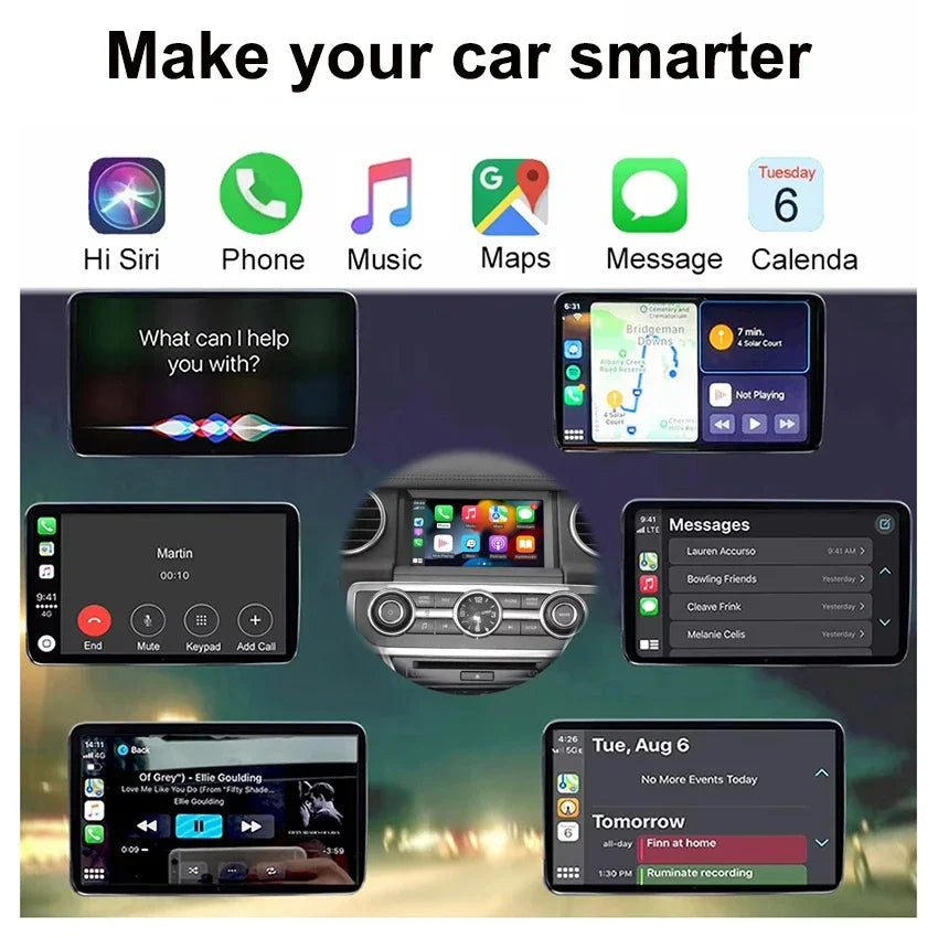 Original Screen Upgrade Wireless Carplay Android Auto Adapter  For Land Rover DISCOVERY 4 2011-2016 Bosch System Supports camera