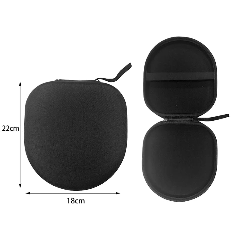 【C】1PC Hard EVA Storage Earphone Carrying Pouch Headphone Case For WH-CH720N WH-1000XM4 MDR-ZX100 Headset Travel Bag