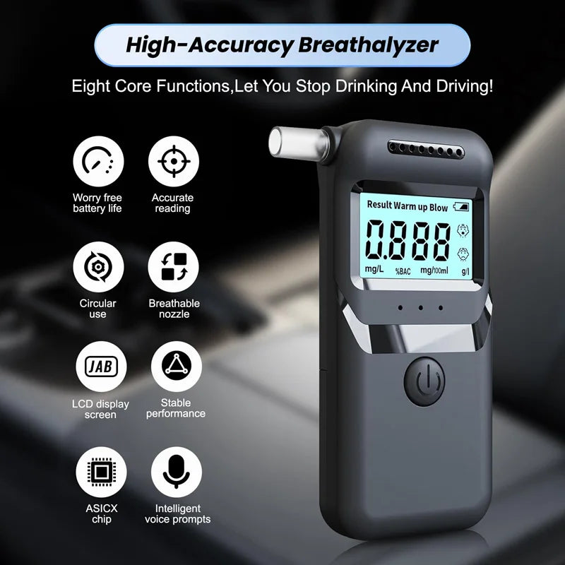 Alcohol Testing Instrument Professional Level Precise Alcohol Testing Instrument With Lcd Digital Display Testing Equipment 2025