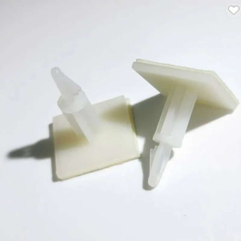 1000Pcs HC-5/6/8/9/11/13/16 3mm Nylon Plastic Stick On PCB Spacer Standoff Locking Snap-In Posts Fixed Clips Adhesive