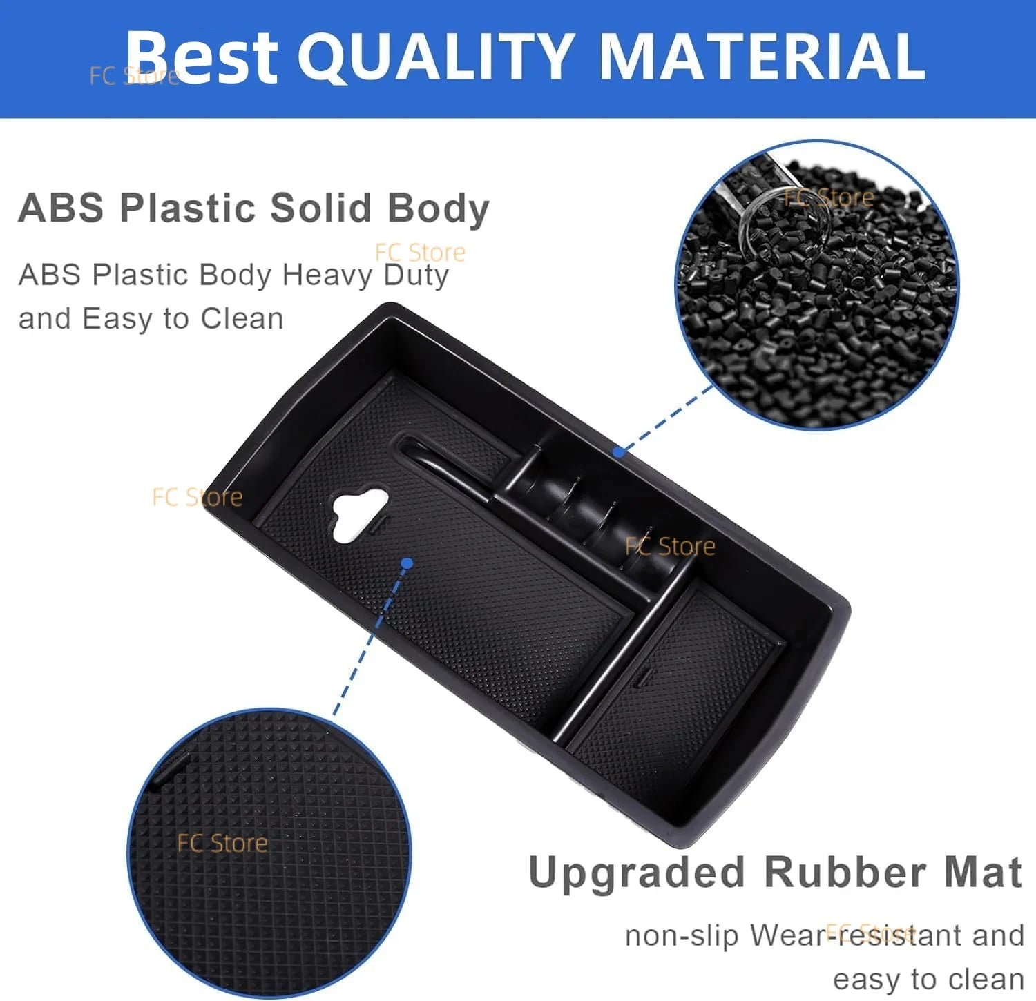 For Peugeot 3008 5008 GT 2016-2023 For DS7 Crossback 2016-2024 For Citroen C5 Aircross 2018-2024 Car Central Armrest Storage Box