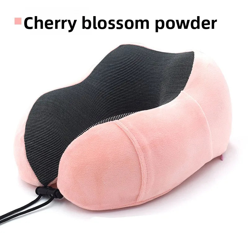 2026 Memory Foam U Shaped Pillow Breathable Fabric Neck Support Pillow For Travel Car And Office Nap car neck pillow