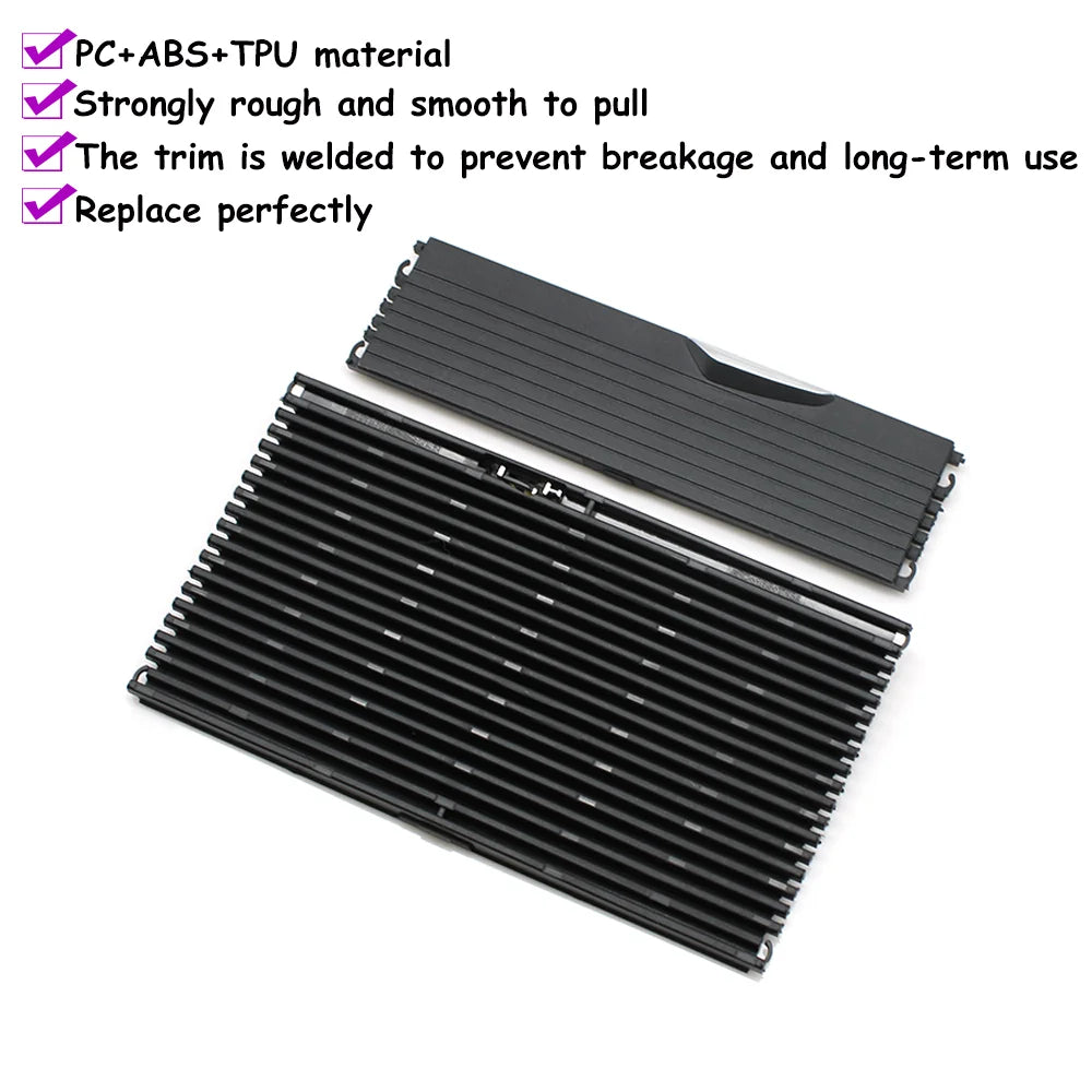 F48 F49 F39 Car Interior Central Console Cup Holder Slide Roller Blind Cover For BMW X1 X2 2016-2023 51169299529 51169381047
