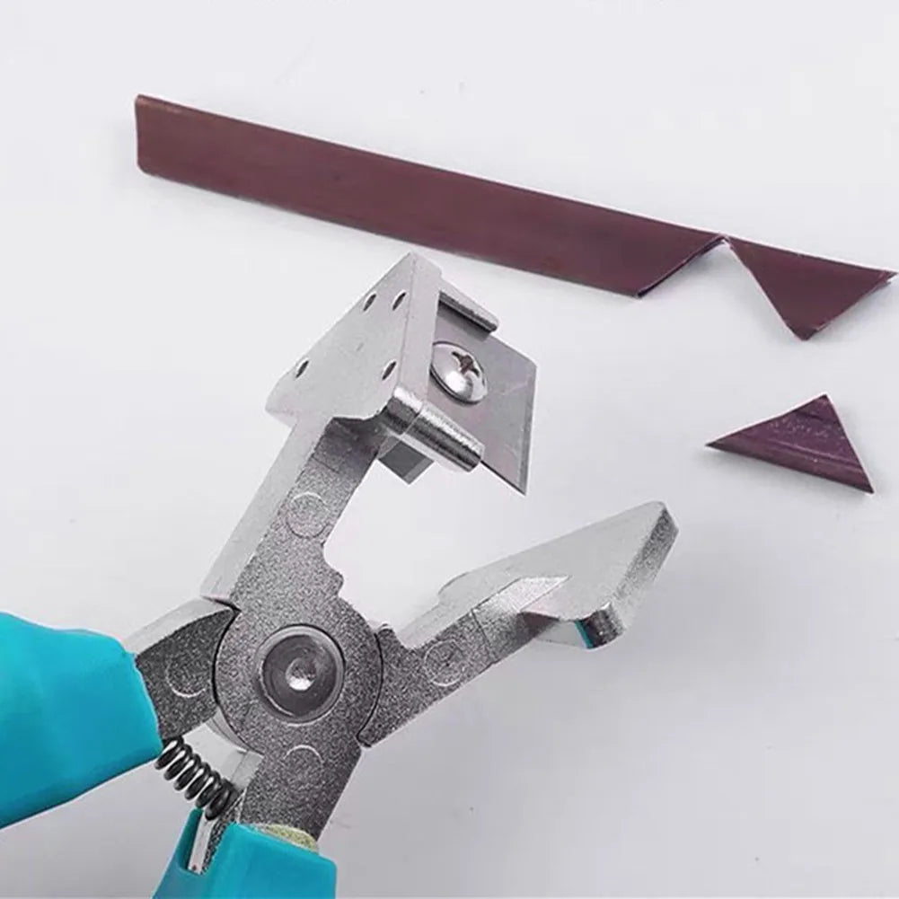 V-shaped Rubber Strip Scissors 90° Sealing Strip Plier 7'' Right Angle Rubber Plastic Shears Door Window Installation Hand Tool