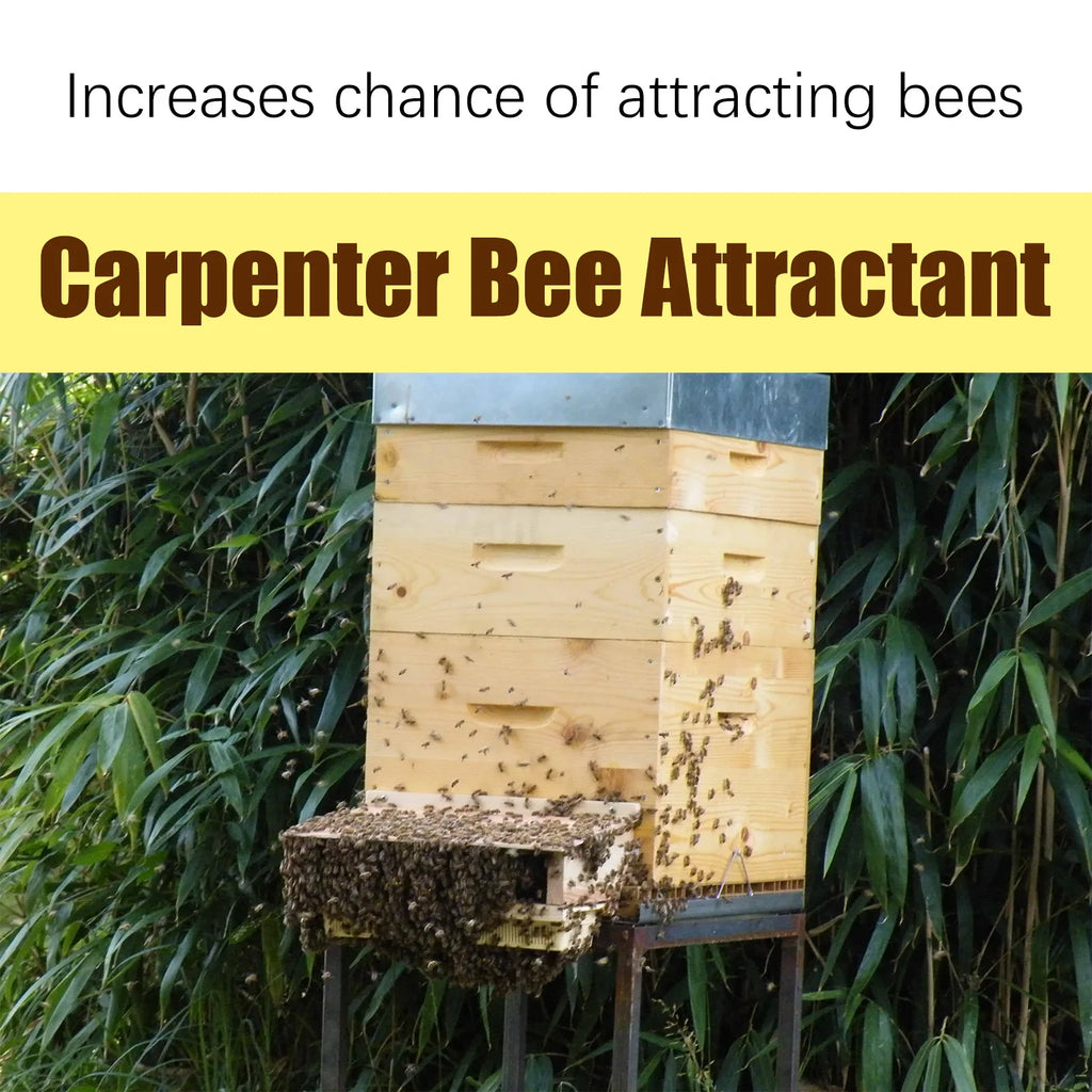 Outdoor Beekeeping Bee Attractant Bait - Easy Catching Bee Queen Pheromone Lure Swarm Commander for Honey Hive Attraction