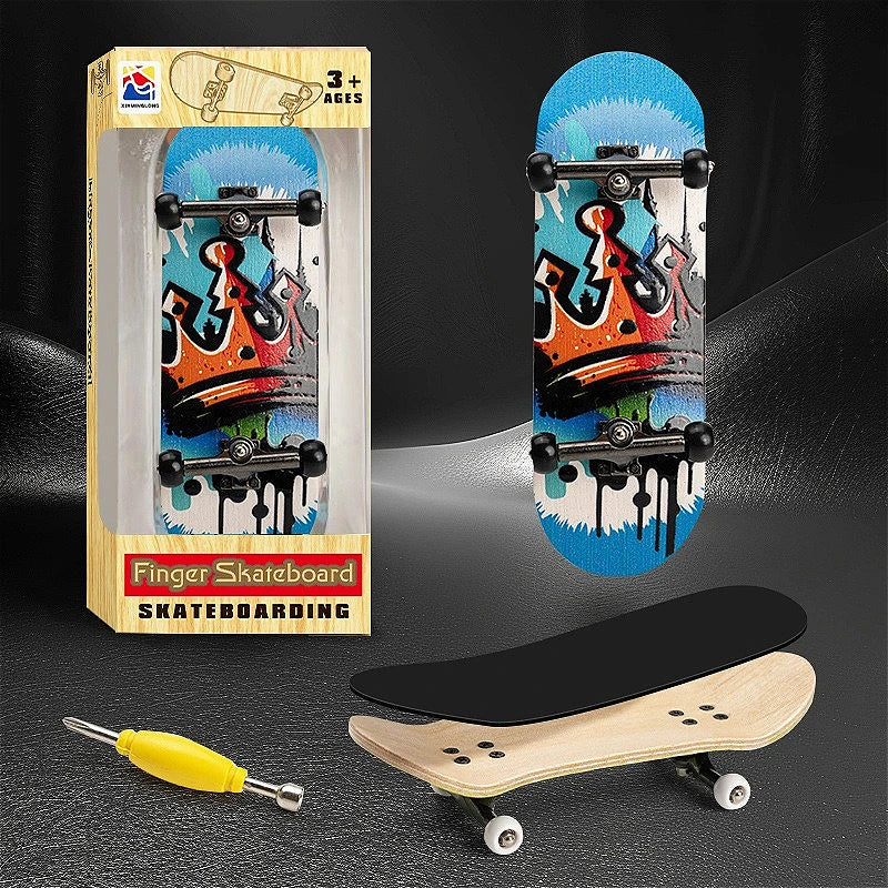 Wholesale Professional Bearing Mini Stress-Relieving Fingerboard Toy Made of Five-Layer Maple Wood