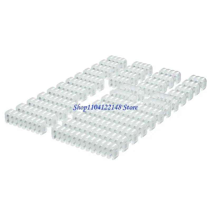 P9FA 34PCS Multipurpose Acrylic Combs For Neat Power Cable Routing 24Pin Motherboards