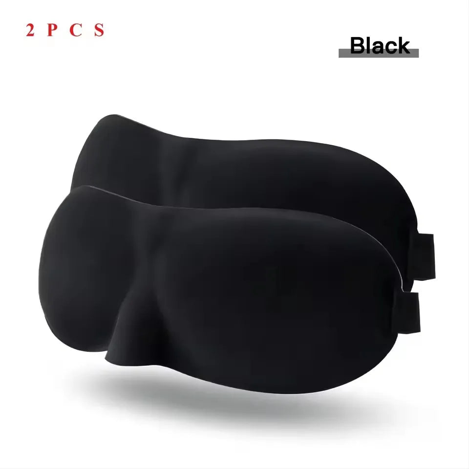 pl 3D Slep Mask Blindfold Sleeping Aid Soft Memory Foam Eye Mask for Sleeping Travel Blockout Light Slaapmasker Eye Cover