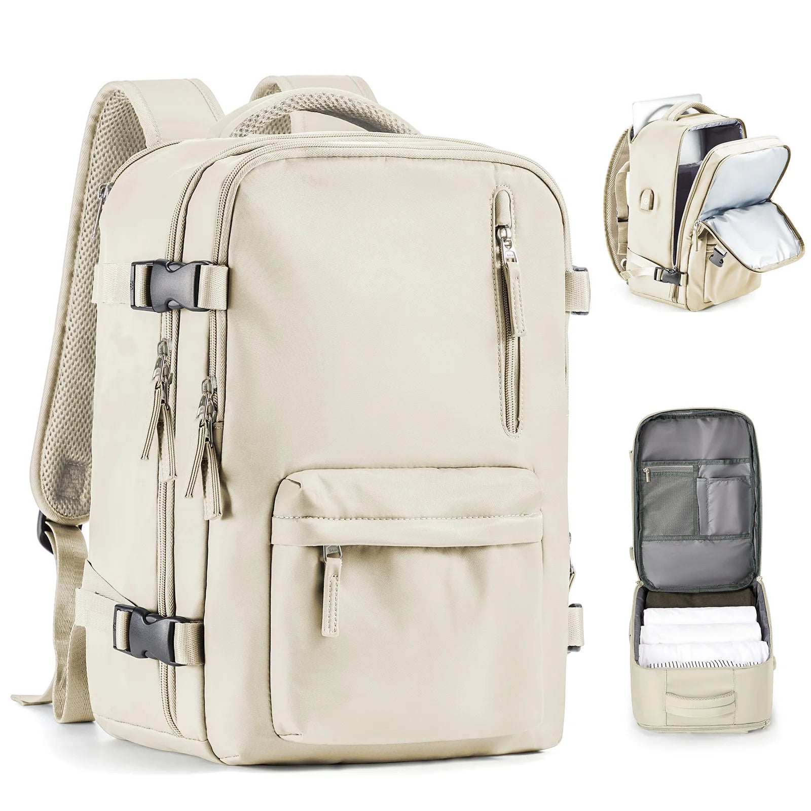 Travel Backpack Cabin Bag, Ryanair Backpack 40x30x20 Carry-Ons, Men Women 15.6 inch Laptop Backpack, Casual Trekking Backpack