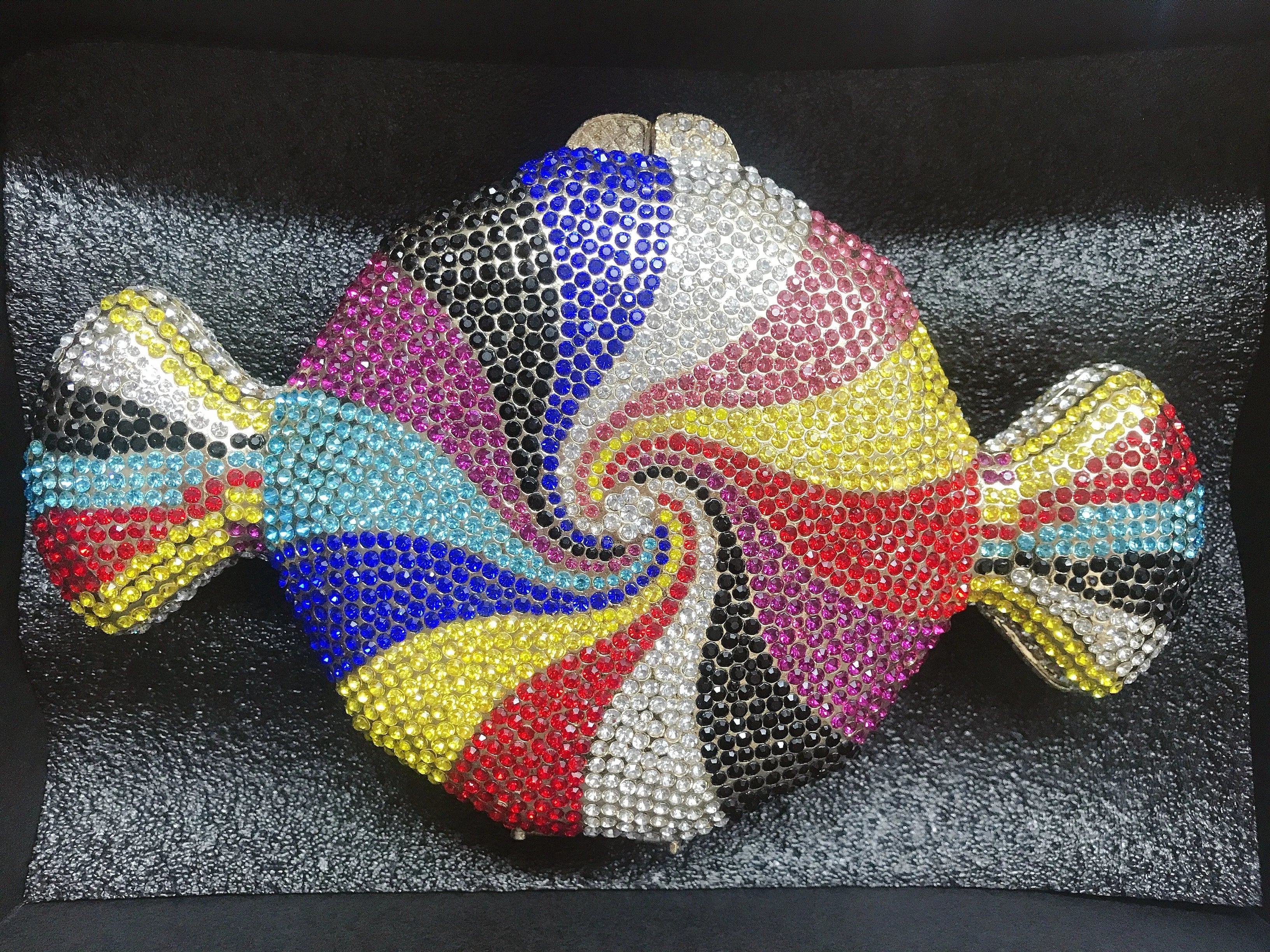 Daiwei Factory Wholesale Food Styling Metal Diamond Purse Luxury Crystal Bags Women's Rhinestone Evening Bags Handbag in Stock