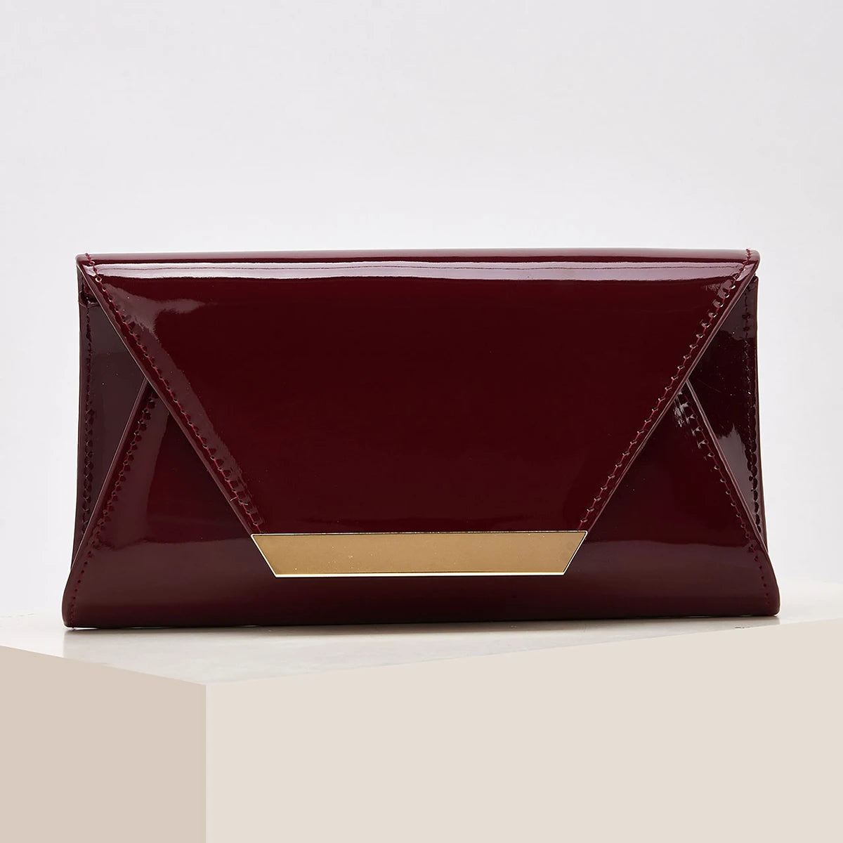 Women's Evening Bag, Solid Color Pu Synthetic Leather Evening Clutch, Portable Makeup Bag, Crossbody Bag, Wallet, Envelope Bag, with Detachable Metal Chain, Suitable for Prom, Wedding Season, Parties, Holiday Gatherings, Carn