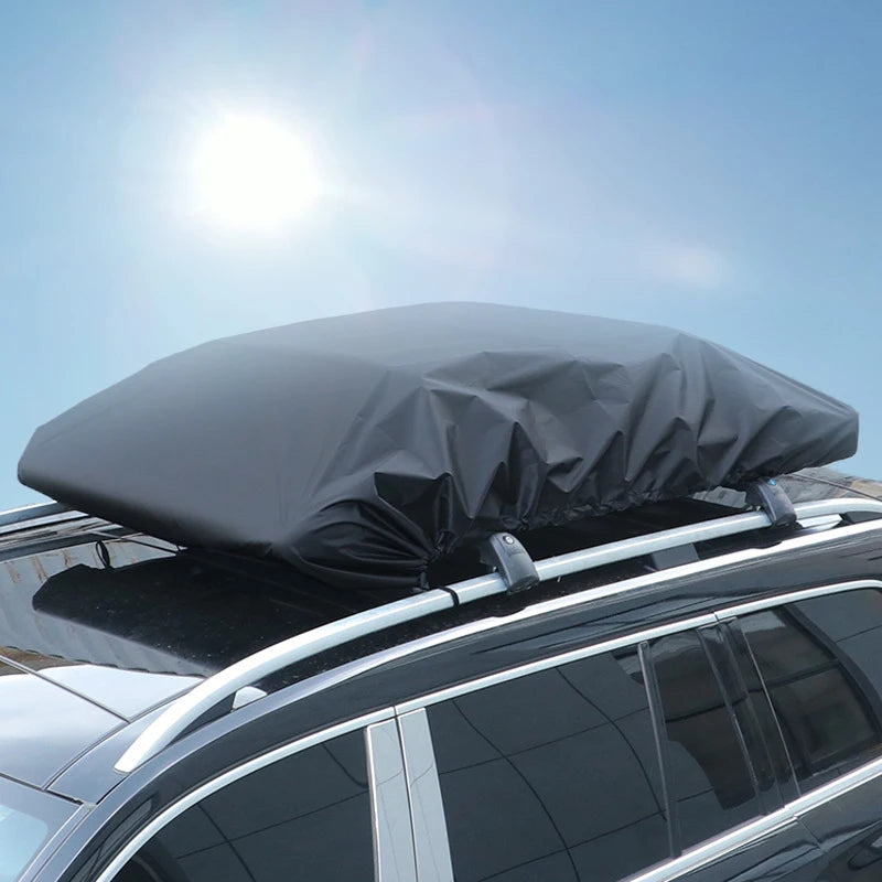 Multi Size Car Roof Rack Cover 210D Oxford Cloth Car Roof Travel Bag Waterproof Rain Cover Luggage Cargo Covers For Off-Road SUV