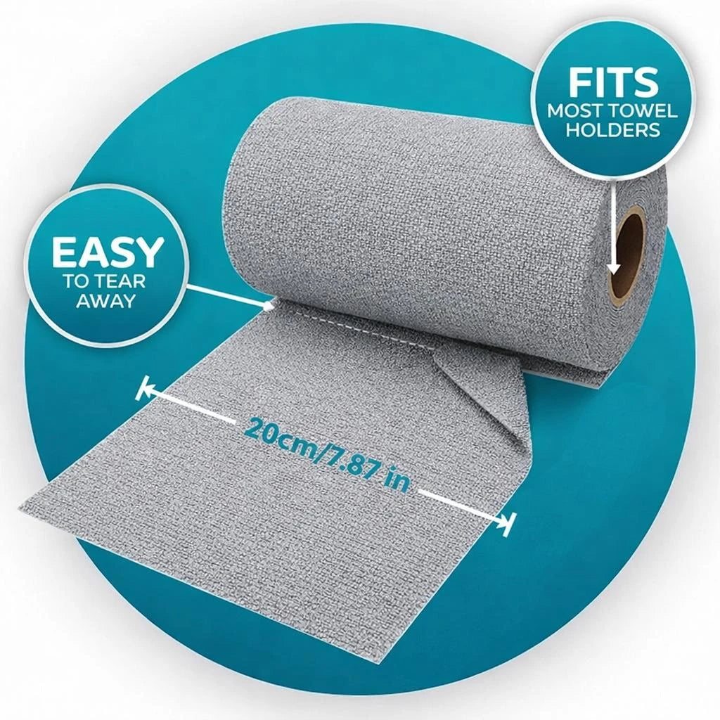 Thickened Microfiber Cleaning Cloths, Highly Absorbent Lint-Free Rags, Reusable Disposable Towels for Home Kitchen Car