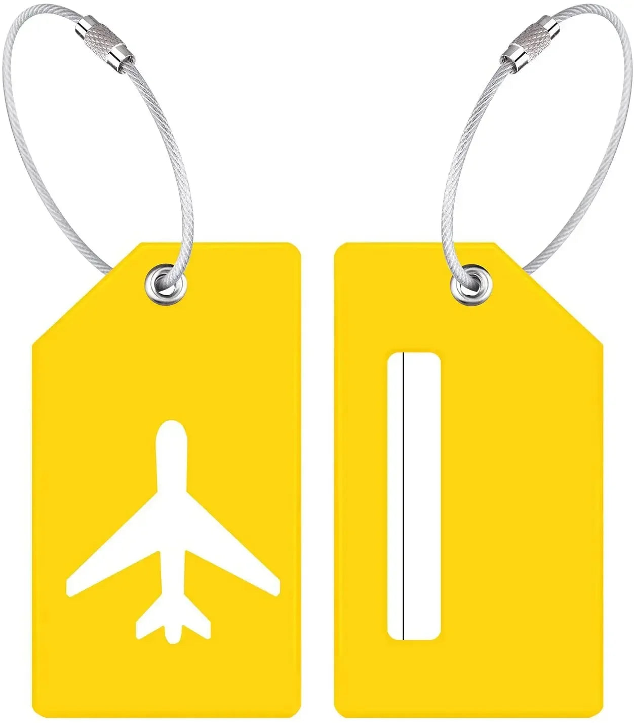 1pcs Silicone Luggage Tags Fashion Solid Color Luggage Tag Baggage Name Tags Suitcase Address Label Holder Travel Accessories