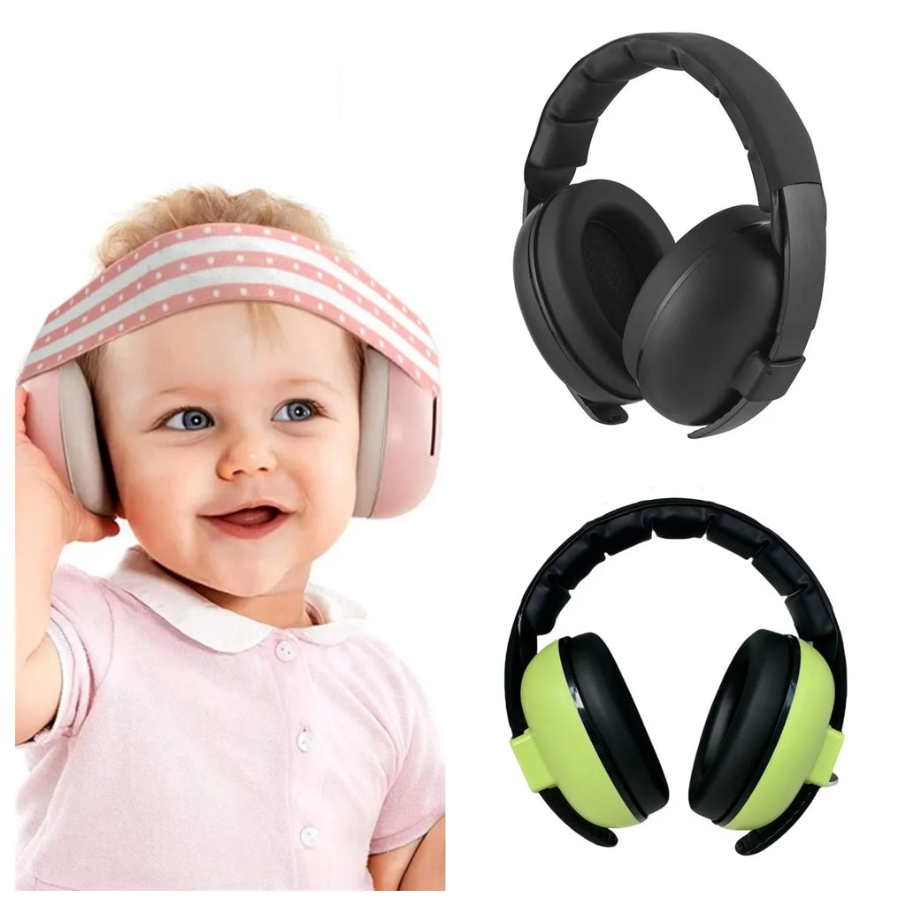 Update Style Baby Earmuff Mini-headset Adjustable Noiseproof Ear Protection Kids' Outdoor Sleep and Airplane Anti-noise Earmuffs