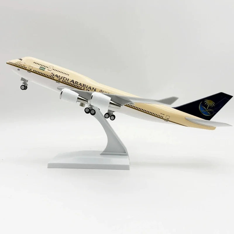 30cm Scale Plane 1/250 B747 Series Model Airplane Toy Resin Diecast Airplanes Building Kit (With Stand) Aviation Toys for Boys