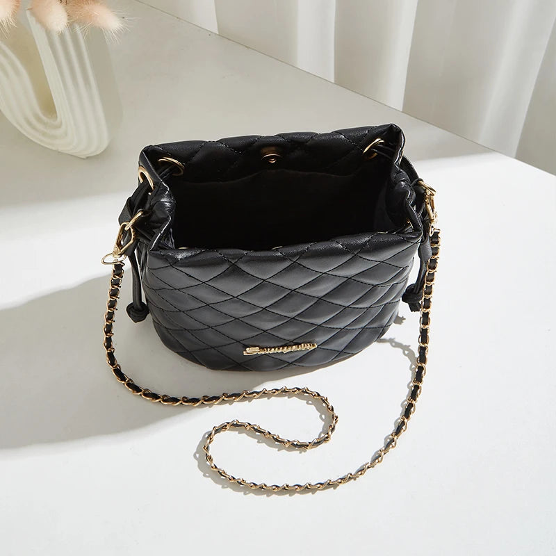 Ladies Large-Capacity Multi-Functional PU Leather Crossbody Bag Durable Commuting Single-Shoulder Handbag