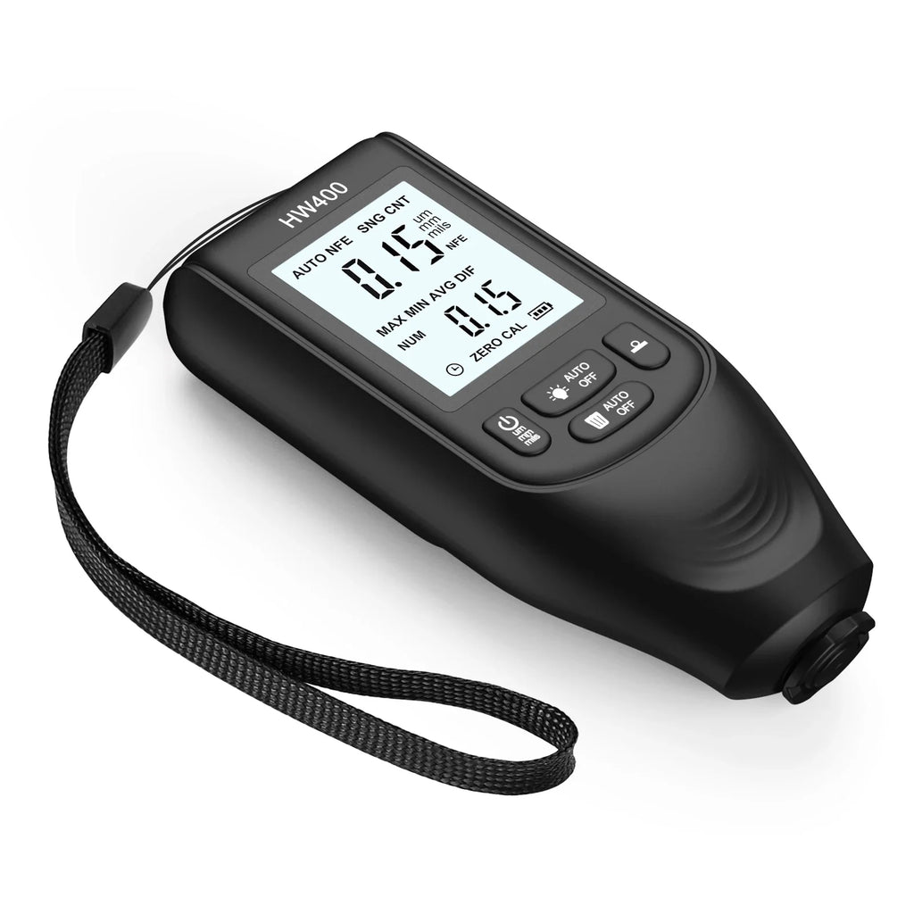 HW400 Car Paint Coating Thickness Tester Metal Electroplating Layer Thickness Measuring Tool 1PC